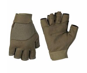 Mil-Tec Handschuhe Halbfinger Army Fingerlinge - Oliv / L Herren