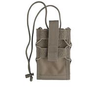 Mil-Tec Handytasche MOLLE • Taktische Handytasche zum Umhängen oder als Gürteltasche • Tasche mit Elastikzug, PVC-Schutz, Fronttasche & Klettfläche