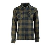 Mil-Tec - Flannel Shirt Longsleeve - Hemd - Black/Olive XXL