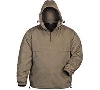 Mil-Tec Herren Combat Anorak Winter • Schlupfjacke mit Kapuze • Wetterfester Windbreaker für Herren • Taktische Outdoorjacke • Oliv/Schwarz/Woodland, S-3XL