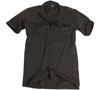 Pilotenhemd Kurzarm, schwarz | 3XL