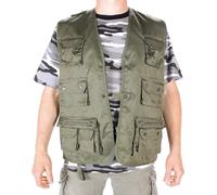 Mil-Tec Herren Jacht u Weste, Oliv, S EU