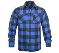 Mil-Tec Holzfällerhemd Thermo (Sale) blau, Größe S, Herren, Baumwolle