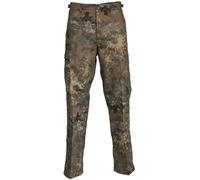 Mil-Tec US Ranger Hose Typ BDU • Herren Cargohose mit 6 geräumigen Taschen • Taktische Hose mit verstellbarem Kordelzug & Gürtelschlaufen • Feldhose für Outdoor, Arbeit & Freizeit • Splintertarn, M