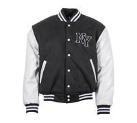 Mil-Tec Jacke NY Baseballjacke Patch - Schwarz / XXL Herren