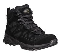 Mil-Tec Halbstiefel Squad 5 schwarz, Größe 43/US 10, Textil / Leder