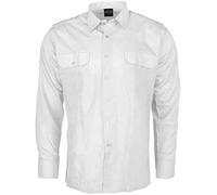 Mil-Tec Service Long Sleeve Shirt Hemd - White XXL