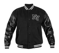 Mil-Tec NY Baseball Jacke m. Patch schwarz Gr.XXL