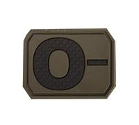 Mil-Tec Patch 3D Blood 0 Negativ Oliv