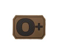 Mil-Tec PATCH 3D BLOOD 0 POSITIV dark coyote 16831719