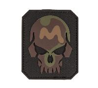 Mil-Tec Aufnäher Skull 3D PVC mit Klett Large Tarn