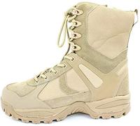 Mil-Tec Stiefel Patrol m. YKK Zipper coyote, Größe 42/US 9, Textil / Leder