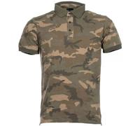 Mil-Tec Herren Polohemd Prewash Woodland L