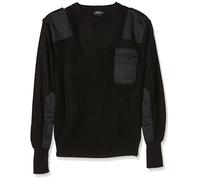 Mil-Tec Bundeswehr Pullover Import schwarz, Größe 48, Herren, Synthetik