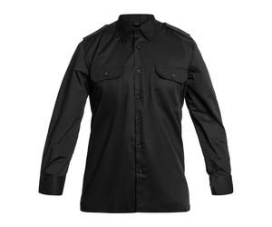 Mil-Tec - Service Long Sleeve Shirt - Hemd - Black S