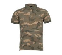 Mil Tec Polohemd Prewash Pikee Woodland Gr. M