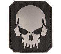 Mil-Tec Patch 3D Skull PVC m. Klett Large schwarz