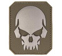 Mil-Tec 3D-Aufnäher Skull PVC mit Klett Large Oliv