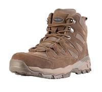 Mil-Tec Squad Stiefel 5 Inch • Taktischer Halbstiefel mit Speed-Lace-System & Zehenkappe • Atmungsaktiver Wildlederstiefel mit EVA-Sohle • Rutschfestes Profil für Outdoor & Arbeit