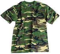 Mil-Tec Kinder-T-Shirt Woodland Camouflage Baumwolle Größe XL/164