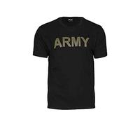 Mil-Tec T-Shirt m.Druck Army schwarz Gr.M