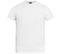 Mil-Tec T-Shirt US Style Kurzarm Baumwolle Rundhals Herren Weiß Größe S