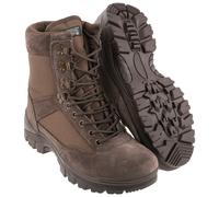Mil-Tec Tactical Boot m. YKK Zipper braun, Größe 42/US 9, Textil / Leder