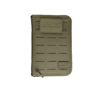Mil-Tec Tactical Notebook Hextac • Gepolstertes Notizbuch mit Hülle/Reißverschluss • Oliv, Small