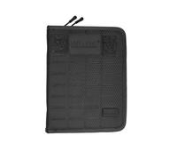 Mil-Tec Tactical Notebook Hextac • Gepolstertes Notizbuch mit Hülle/Reißverschluss • Schwarz, Medium