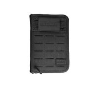 Mil-Tec Tactical Notebook Hextac • Gepolstertes Notizbuch mit Hülle/Reißverschluss • Schwarz, Small