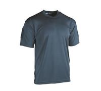 Mil-Tec Tactical Quick Dry T-Shirt Herren • Taktisches Kurzarm-Shirt • Atmungsaktives & schnelltrocknendes Basic T-Shirt • Ideal als Sportshirt, Wandershirt, Arbeitsshirt • Dunkelblau, S
