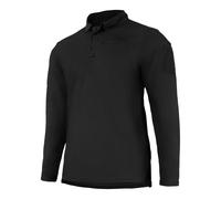 Mil-Tec - Tactical Quickdry - Langarm-Poloshirt - Black 3XL