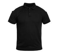 Mil-Tec Tactical Quick Dry Polo Shirt schwarz, Größe 3XL, Herren, Synthetik