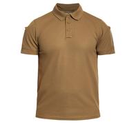 Mil-Tec Tactical Quick Dry Polo Shirt dark coyote, Größe XL, Herren, Synthetik