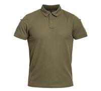 Mil-Tec Poloshirt Tactical Quick Dry - kurzarm, schnelltrocknend, atmungsaktiv - Oliv M Herren