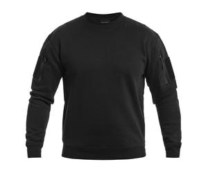Mil-Tec - Tactical Sweatshirt Round Neck - Sweatshirt - Black L