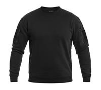Mil-Tec - Tactical Sweatshirt Round Neck - Sweatshirt - Black M
