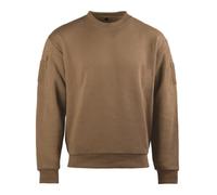 Mil-Tec Tactical Sweatshirt Rundhals • Rundhals Sweater mit Oberarmtaschen & Kopfhörerausgang • Taktischer Pullover für Freizeit, Outdoor. Training • Sweatshirt Herren in vielen Farben & Größen
