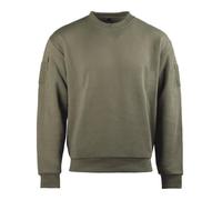 Mil-Tec Tactical Sweatshirt Rundhals • Rundhals Sweater mit Oberarmtaschen & Kopfhörerausgang • Taktischer Pullover für Freizeit, Outdoor. Training • Sweatshirt Herren in vielen Farben & Größen