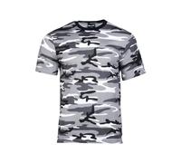 Mil-Tec Tarn T-Shirt Herren • Camouflage T-Shirt aus Baumwolle • Bequemes Kurzarm Army Shirt für Outdoor, Sport oder Freizeit • Bundeswehr Flecktarn-Shirt