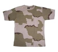 Mil-Tec Tarn T-Shirt Herren • Camouflage T-Shirt aus Baumwolle • Bequemes Kurzarm Army Shirt für Outdoor, Sport oder Freizeit • Bundeswehr Flecktarn-Shirt