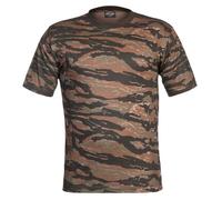 Mil-Tec T-Shirt 11012034 Herren Tarnmuster Tigerstreifen aus Baumwolle Größe L