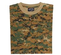 Mil-Tec Herren T-shirt-11012071 T-Shirt, Digital Woodland, L EU