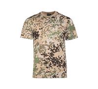 Mil-Tec Tarn T-Shirt Herren • Camouflage T-Shirt aus Baumwolle • BW Camo • Bequemes Kurzarm Army Shirt für Outdoor, Sport oder Freizeit • Bundeswehr Flecktarn-Shirt