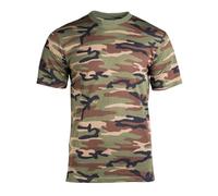 Mil-Tec Tarn T-Shirt Herren • Camouflage T-Shirt aus Baumwolle • BW Camo • Bequemes Kurzarm Army Shirt für Outdoor, Sport oder Freizeit • Bundeswehr Flecktarn-Shirt