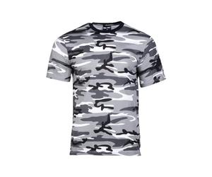 Mil-Tec Tarn T-Shirt Herren • Camouflage T-Shirt aus Baumwolle • BW Camo • Bequemes Kurzarm Army Shirt für Outdoor, Sport oder Freizeit • Bundeswehr Flecktarn-Shirt