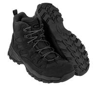 Mil-Tec Halbstiefel Squad 5 schwarz, Größe 45/US 12, Textil / Leder