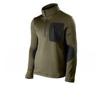 Mil-Tec Pullover Thermo-Fleece Zip - Oliv / XXL