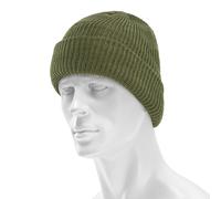 Mil-Tec Thinsulate Rollstrickmütze mit Thermofutter, Farbe Oliv, Synthetik