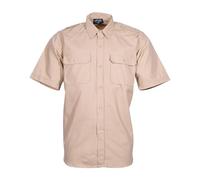 Mil-Tec Tropenhemd Kurzarm Baumwolle khaki Größe 3XL